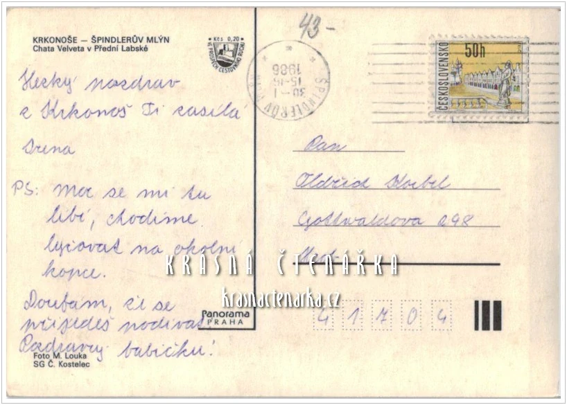 ŠPINDLERŮV MLÝN - LABSKÁ, Hotel Velveta