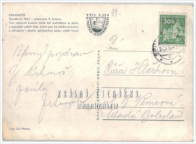 ŠPINDLERŮV MLÝN, Zotavovna 9. květen