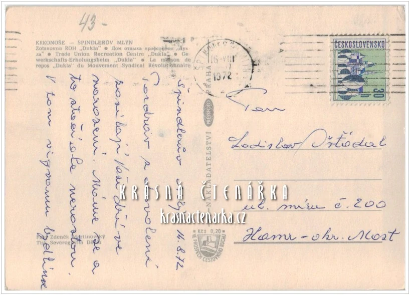 ŠPINDLERŮV MLÝN, Zotavovna Dukla, nyní hotel Palace Club