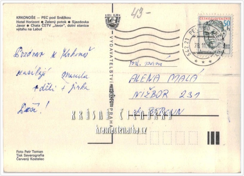 PEC POD SNĚŽKOU