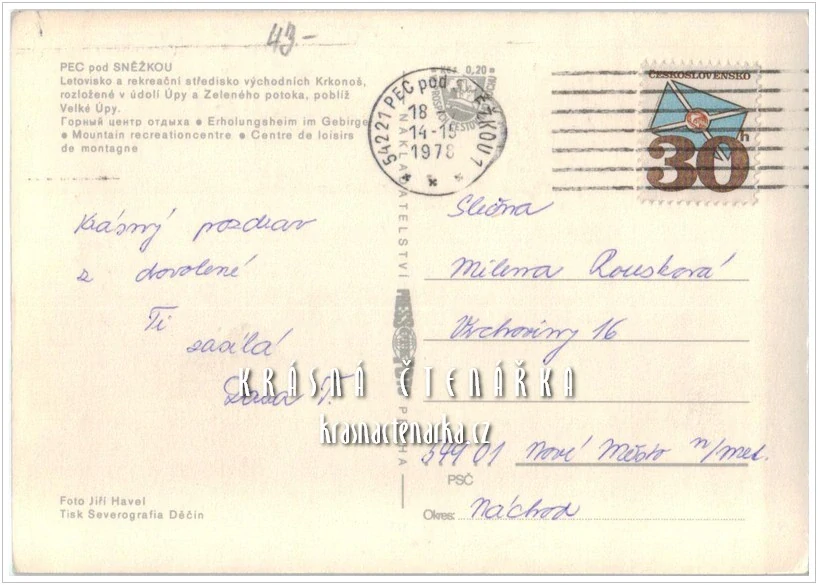 PEC POD SNĚŽKOU