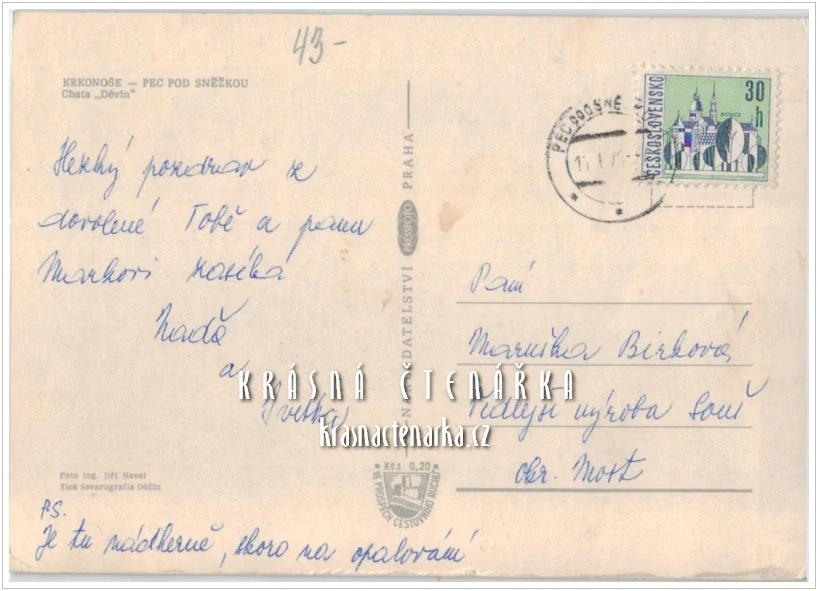 PEC POD SNĚŽKOU, Chata Děvín, nyní hotel