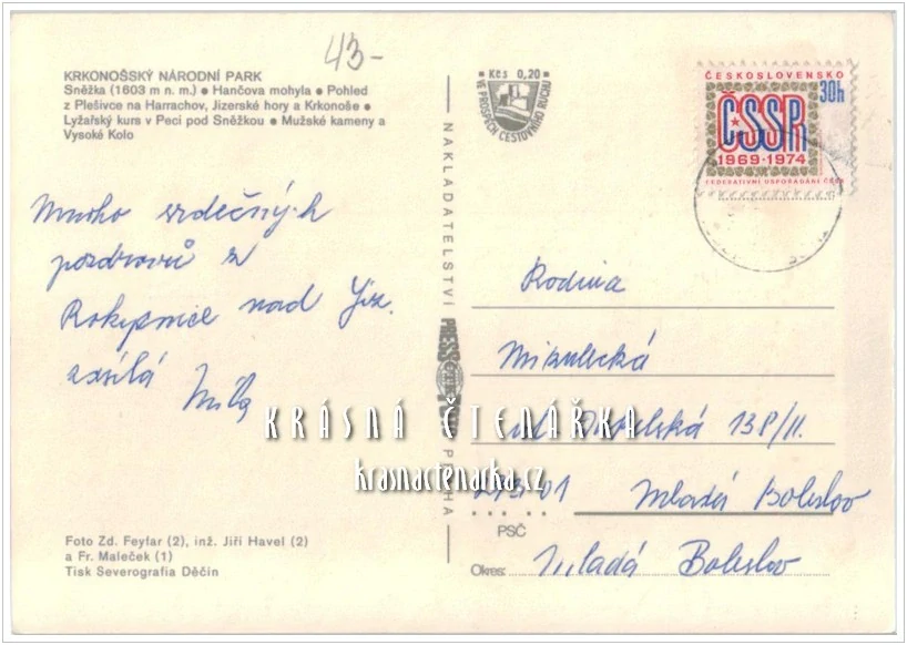 KRKONOŠE, Krkonošský národní park