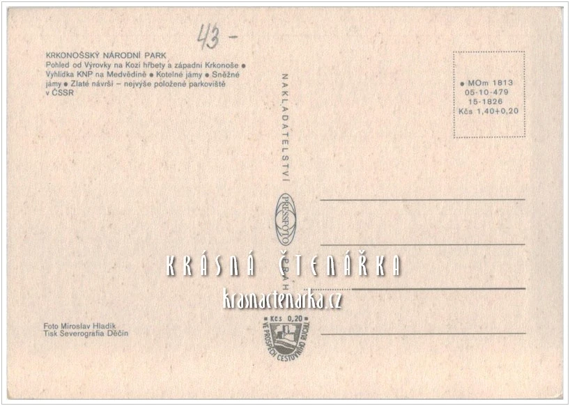KRKONOŠE, Krkonošský národní park
