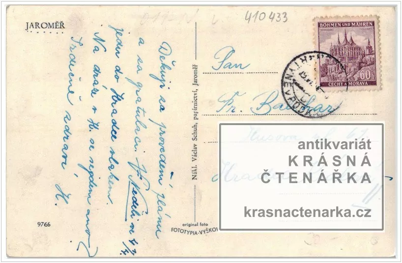 JAROMĚŘ (jez na Labi pod kostelem sv. Mikuláše)