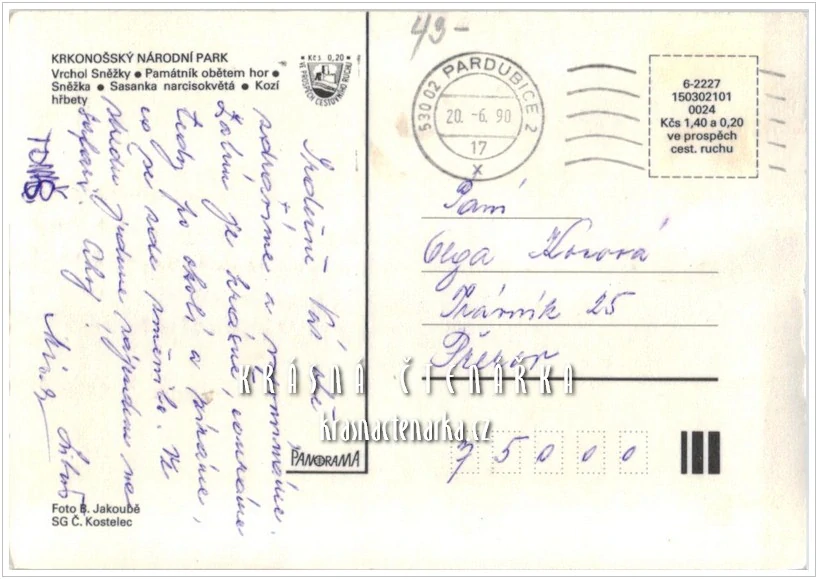 KRKONOŠE, Krkonošský národní park