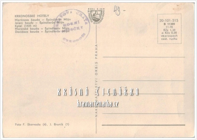 KRKONOŠE, Hotely a boudy