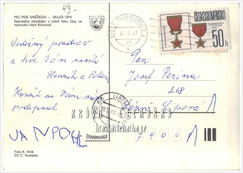 PEC POD SNĚŽKOU - VELKÁ ÚPA