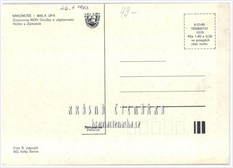 MALÁ ÚPA, Hotely, chaty a boudy