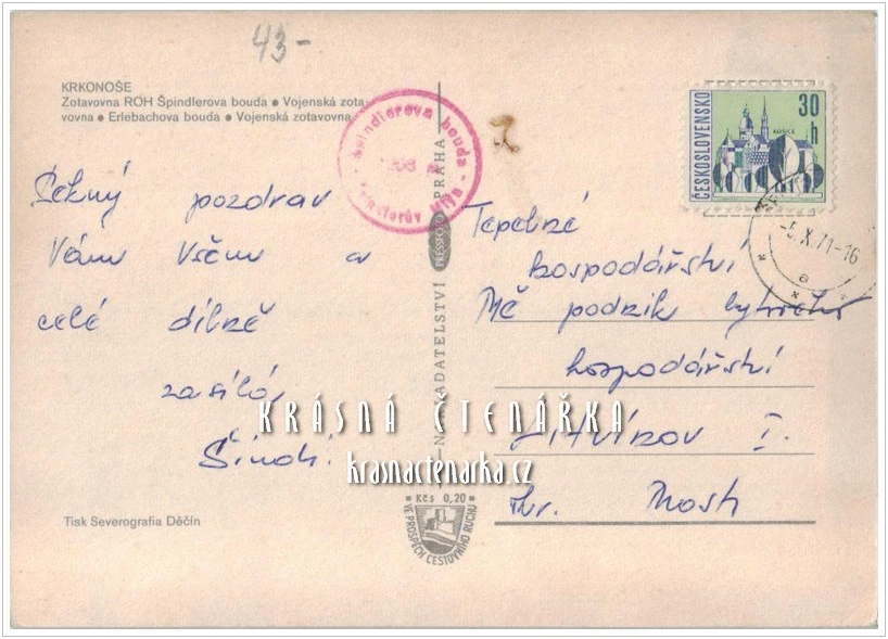 KRKONOŠE, Chaty pod Malým Šišákem