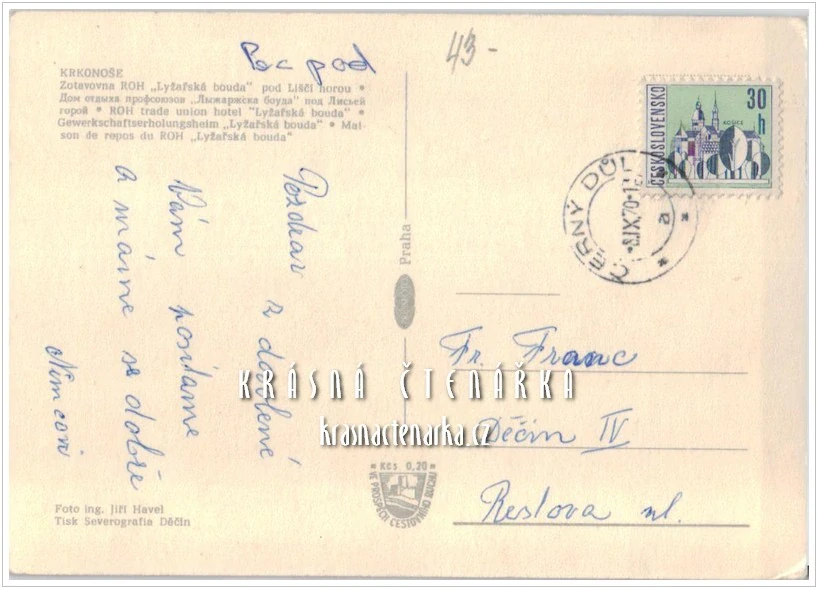 ČERNÝ DŮL, Lyžařská bouda