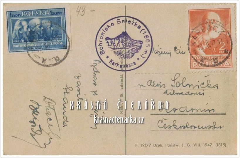 KRKONOŠE - Hora SNĚŽKA, Obří bouda a Slezský dům