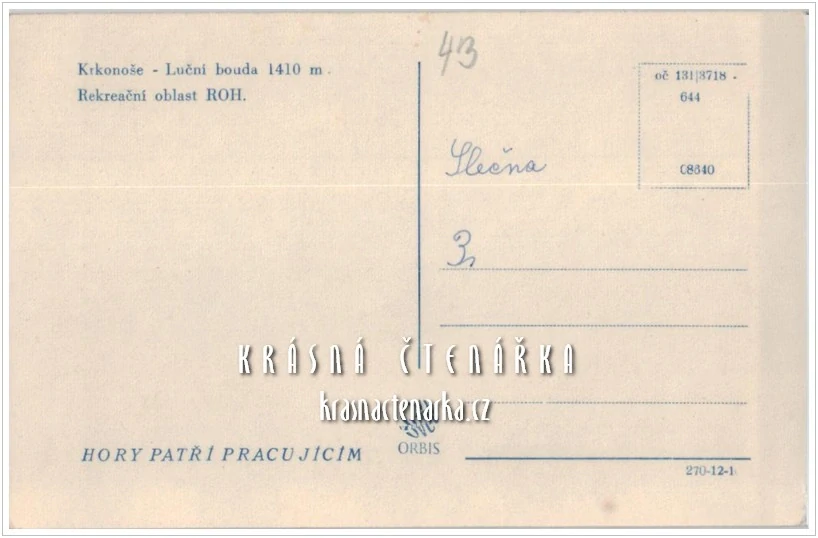 PEC POD SNĚŽKOU, Luční bouda v zimě