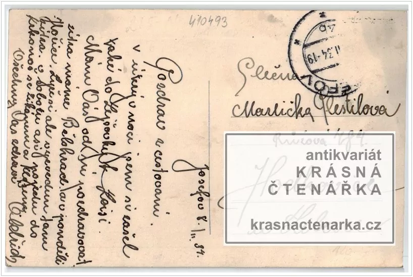 JAROMĚŘ - JOSEFOV (pohledy z letadla č. 95)