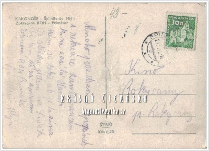 ŠPINDLERŮV MLÝN, Zotavovna Primátor