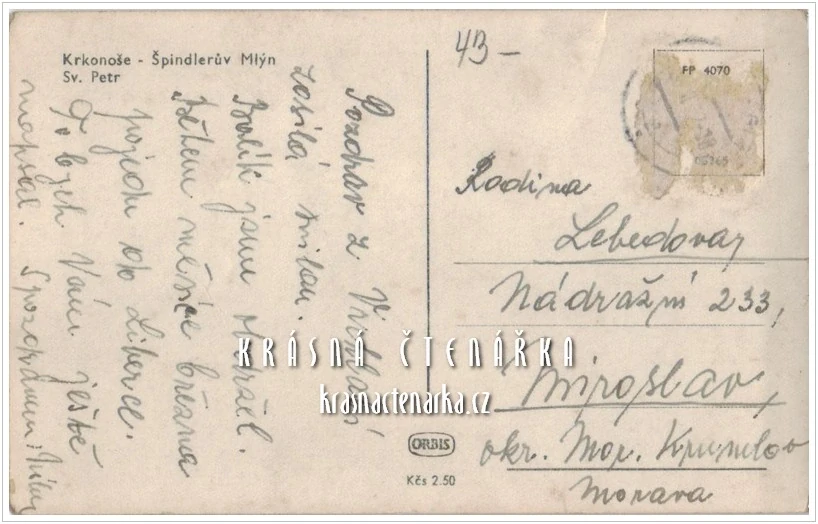 ŠPINDLERŮV MLÝN - SVATÝ PETR