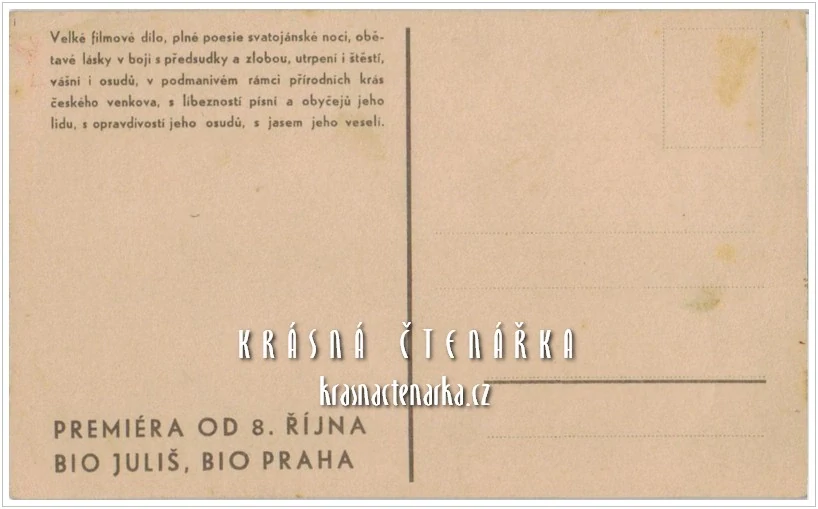 Jiřina ŠTĚPNIČKOVÁ ve filmu "Kříž u potoka"