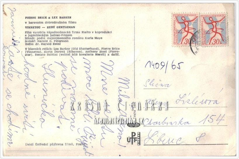 Foto z filmu VINNETOU - RUDÝ GENTLEMAN a Pierre Brice a Lex Barker