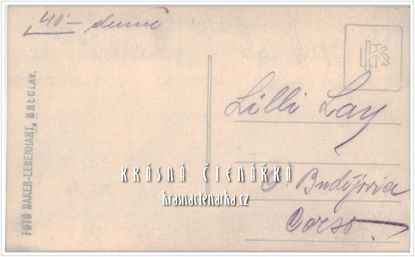 Umělkyně LILLY LAY z Českých Budějovic (Atelier Baker-Lebenhart, Břeclav)