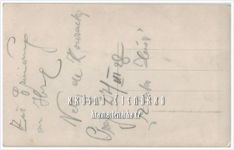 Tanečnice NELLY z Prahy v roce 1928