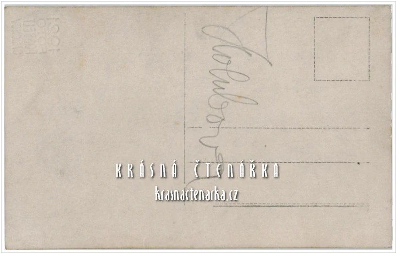 Umělkyně paní HOLUBOVÁ