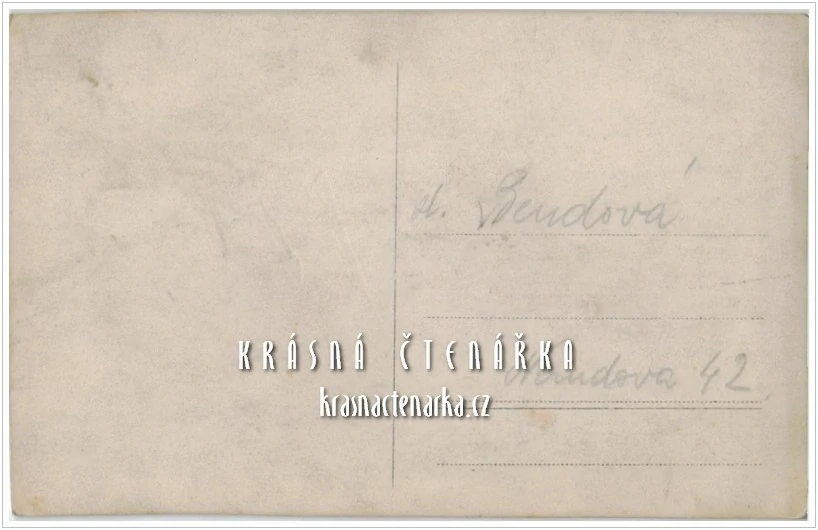 Umělkyně slečna BENDOVÁ