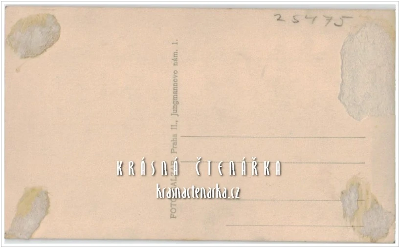 Neznámá UMĚLKYNĚ (Atelier BALZAR, Praha)