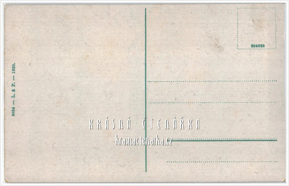 LIBEREC, Kostel sv. Máří Magdalény a okolí, vydáno 1920