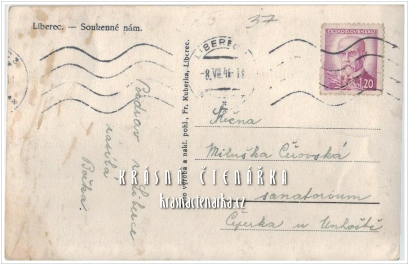 LIBEREC, Palác Dunaj a Soukenné náměstí 