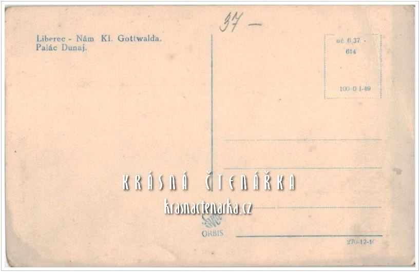 LIBEREC, Palác Dunaj a Soukenné náměstí 