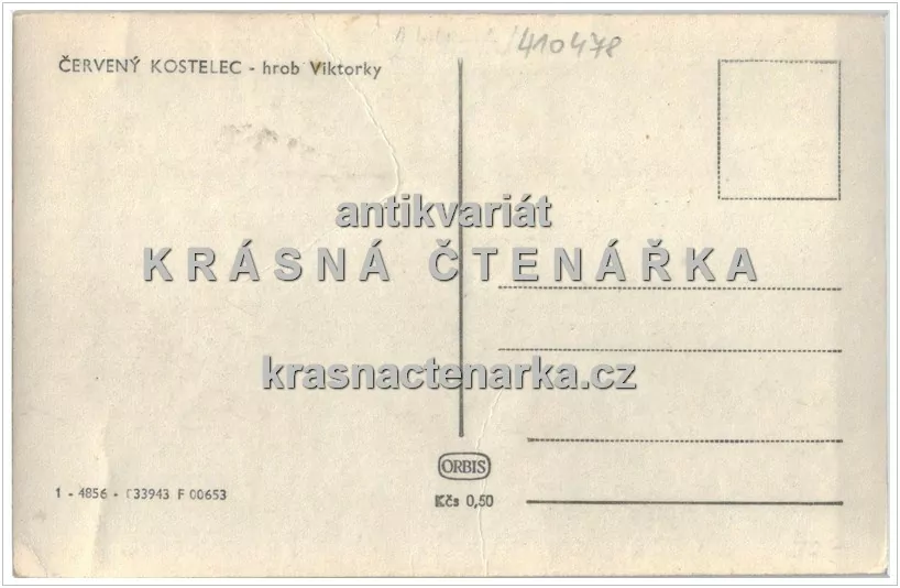 ČERVENÝ KOSTELEC (hrob Viktorky)