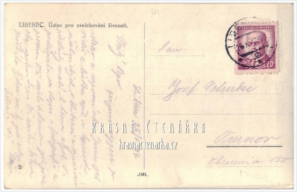 LIBEREC, bývalý Ústav pro zvelebování živností, nyní budova B Technické univerzity