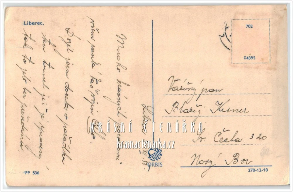 LIBEREC, bývalý Ústav pro zvelebování živností, nyní budova B Technické univerzity