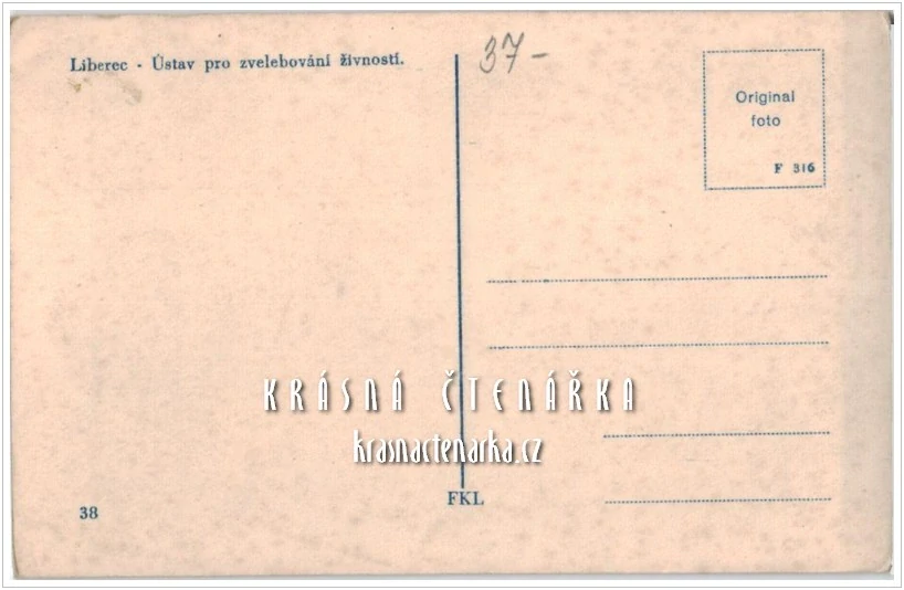 LIBEREC, bývalý Ústav pro zvelebování živností, nyní budova B Technické univerzity