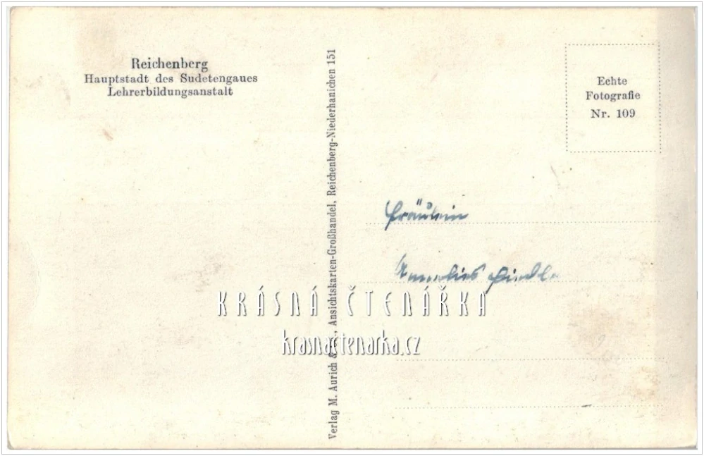 LIBEREC, Základní škola 5. květen, bývalý Učitelský ústav