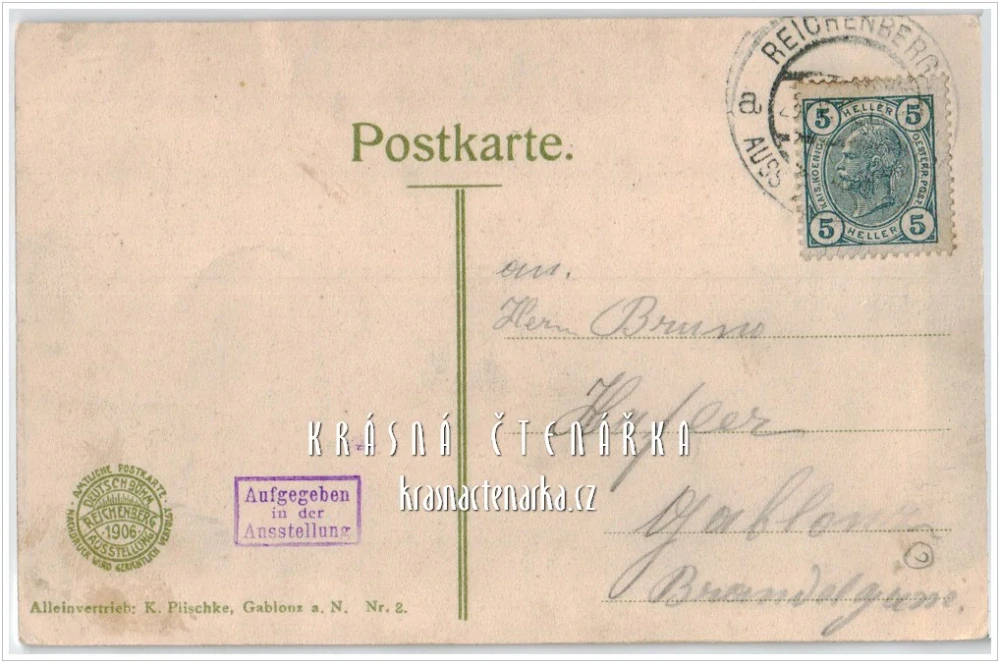 LIBEREC, Německočeská výstava / Deutschböhmische Ausstellung 1906