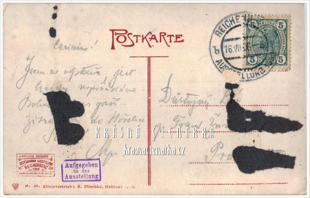 LIBEREC, Německočeská výstava / Deutschböhmische Ausstellung 1906