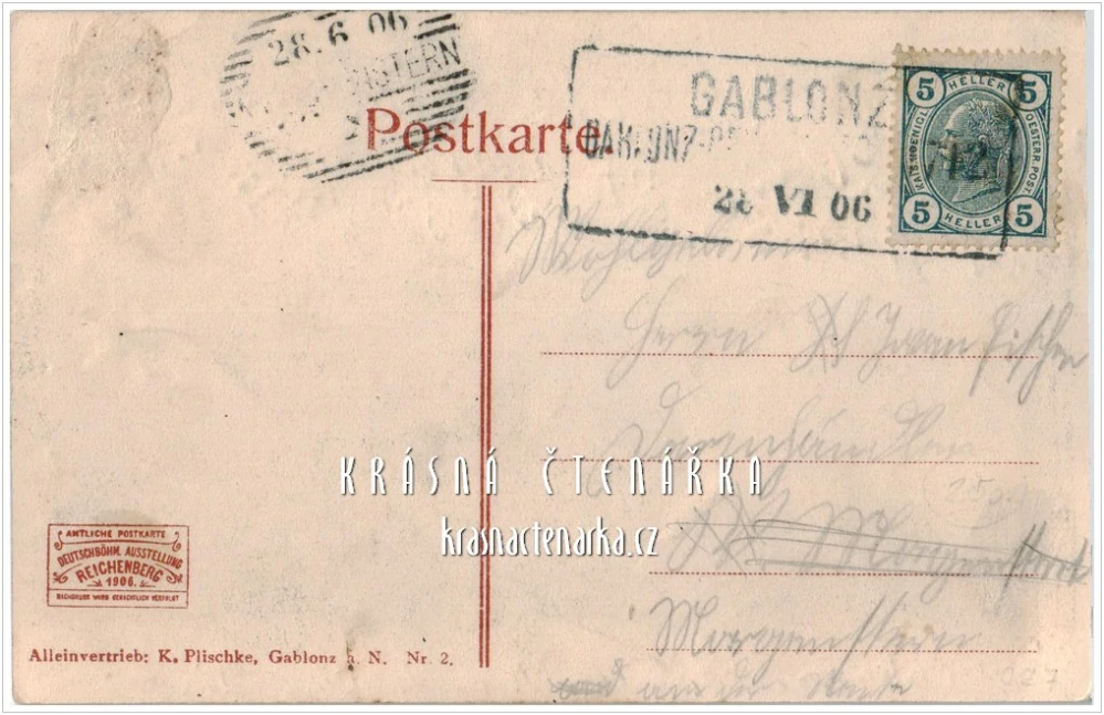 LIBEREC, Německočeská výstava / Deutschböhmische Ausstellung 1906