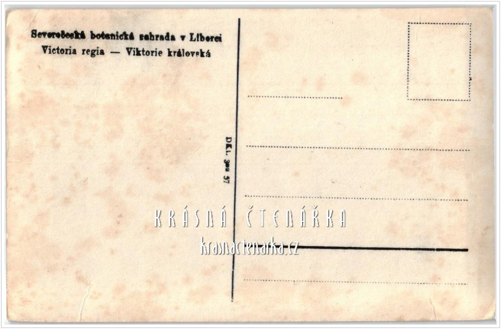 LIBEREC, Botanická zahrada a viktorie královská