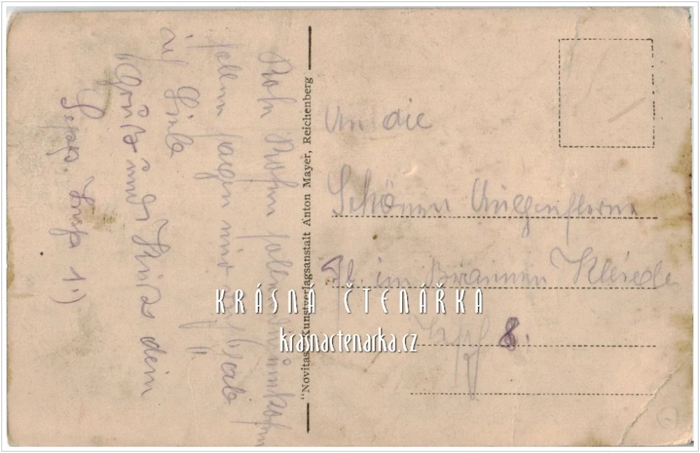 LIBEREC, Střed města a pohled na evangelický kostel