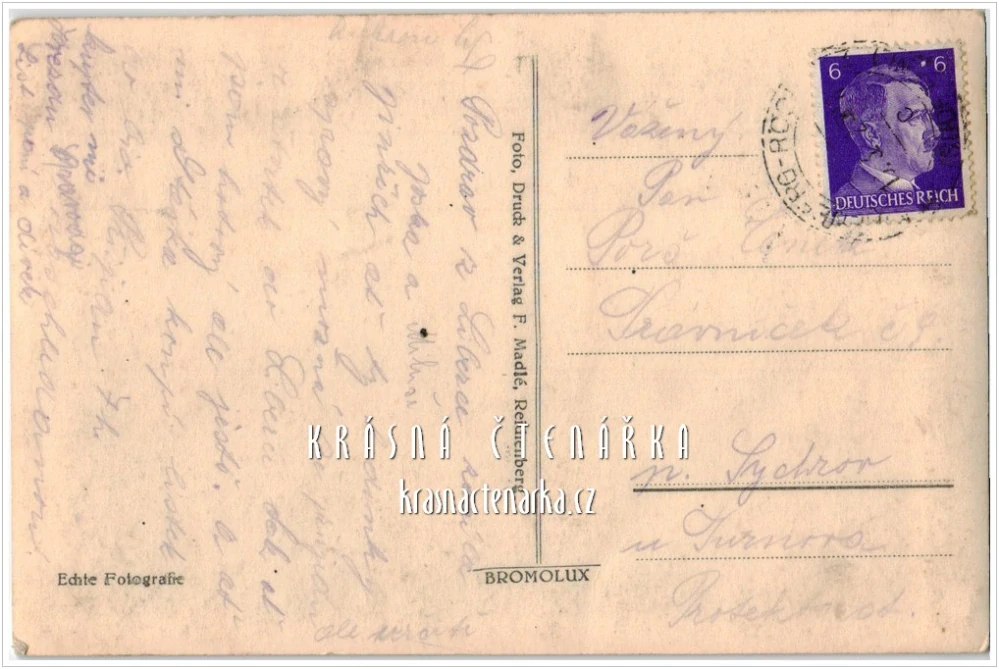 LIBEREC Staré město a pohled s Elgerovou vilou