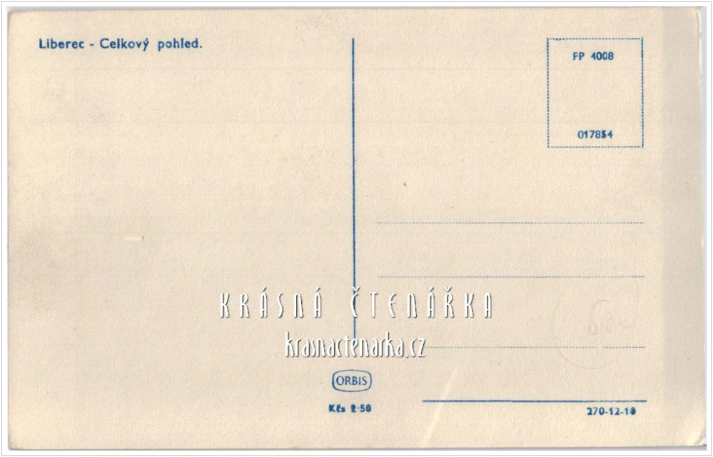 LIBEREC, Střed města a pohled na palác Nisa