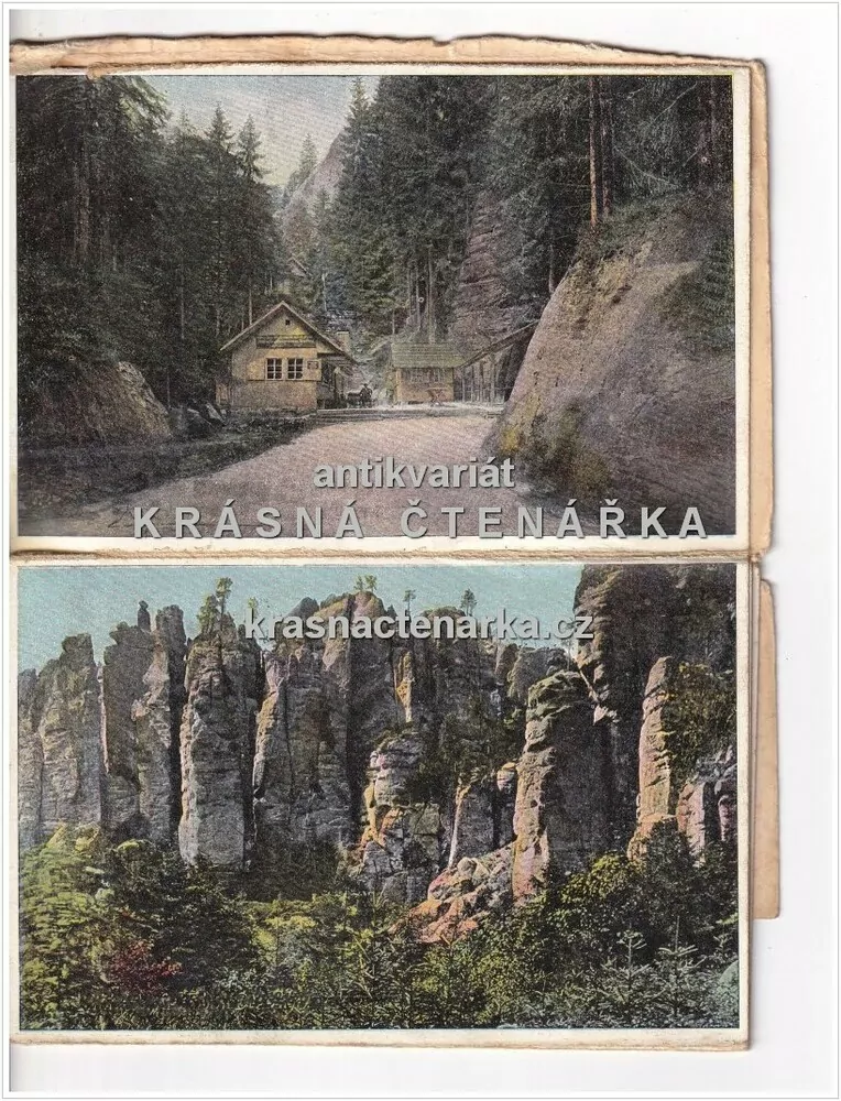 ADRŠPAŠSKÉ SKÁLY (soubor 5 ks pohlednic)