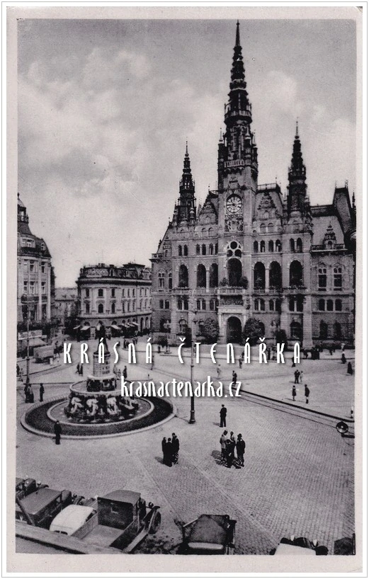LIBEREC, Radnice, náměstí a Metznerova kašna