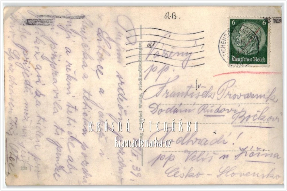 LIBEREC, Radnice, náměstí a Metznerova kašna