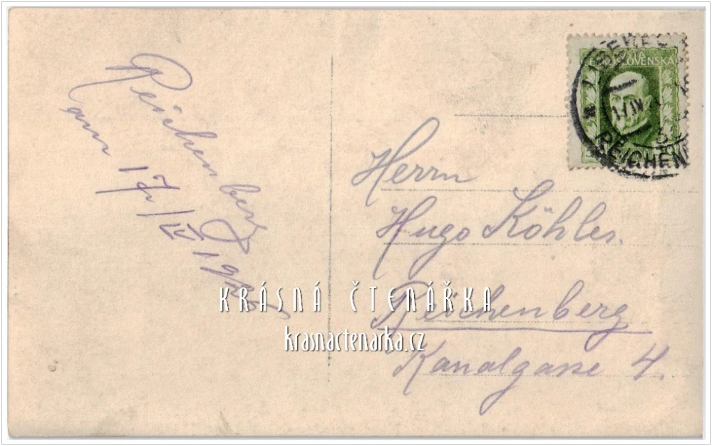 LIBEREC, Radnice, náměstí a Metznerova kašna