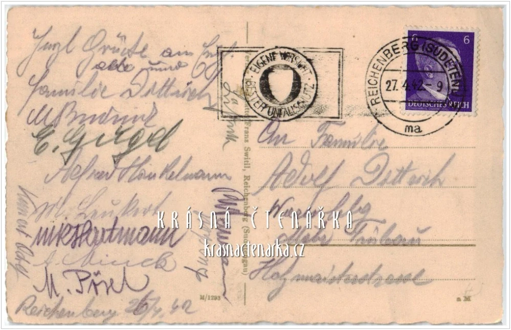 LIBEREC, Radnice, náměstí a Metznerova kašna