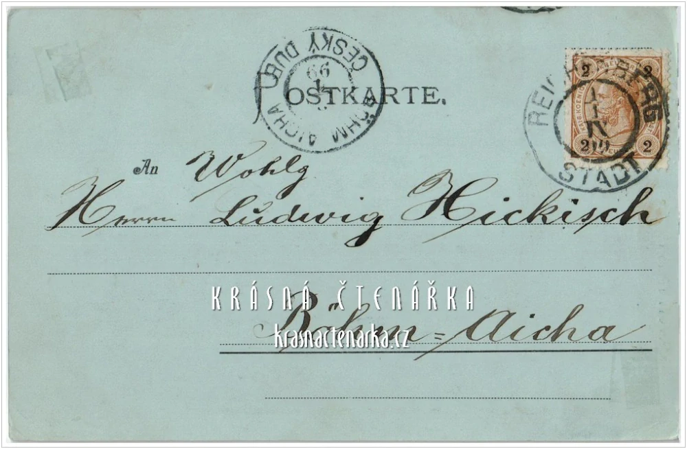 LIBEREC, Severočeské muzeum v zimě (1899)