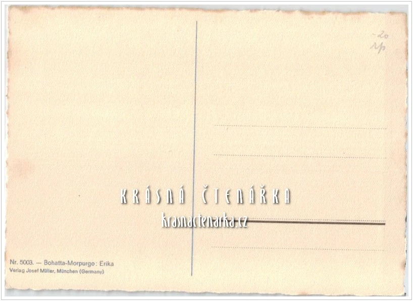 Ilustrovaná pohlednice: IDA BOHATTA-MORPURGO