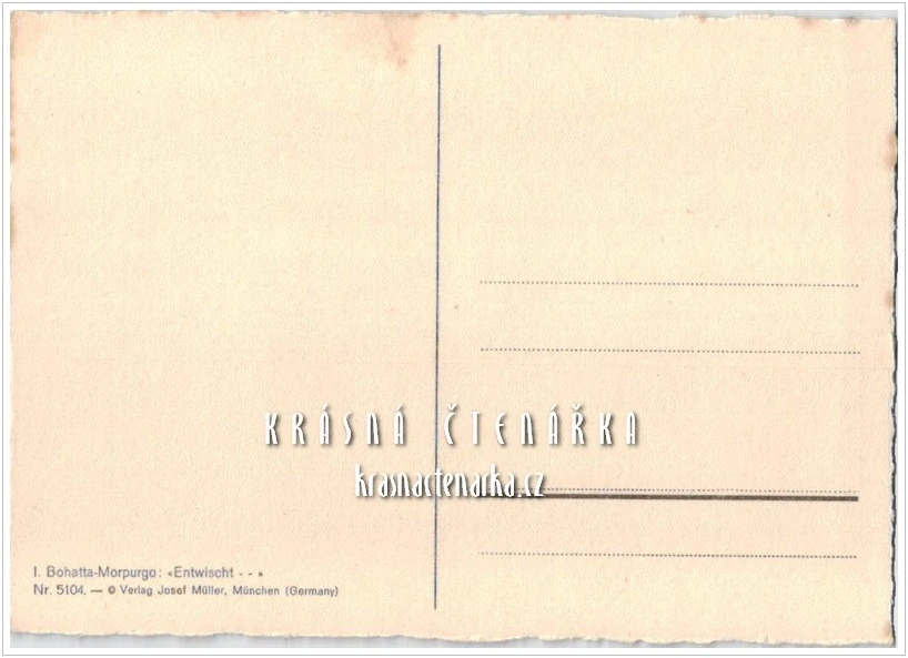 Ilustrovaná pohlednice: IDA BOHATTA-MORPURGO